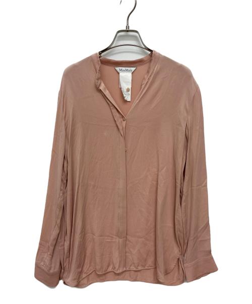 MaxMara（マックスマーラ）MaxMara (マックスマーラ) シルクブラウス ピンク サイズ:40の古着・服飾アイテム