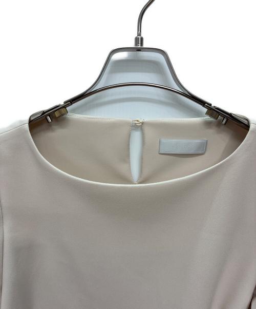 CELFORD（セルフォード）CELFORD (セルフォード) ペプラムトップス 長袖ブラウス ベージュ サイズ:38の古着・服飾アイテム