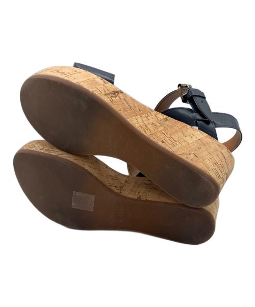 FABIO RUSCONI（ファビオルスコーニ）FABIO RUSCONI (ファビオルスコーニ) ストラップサンダル ネイビー×ブラウン サイズ:SIZE 40の古着・服飾アイテム