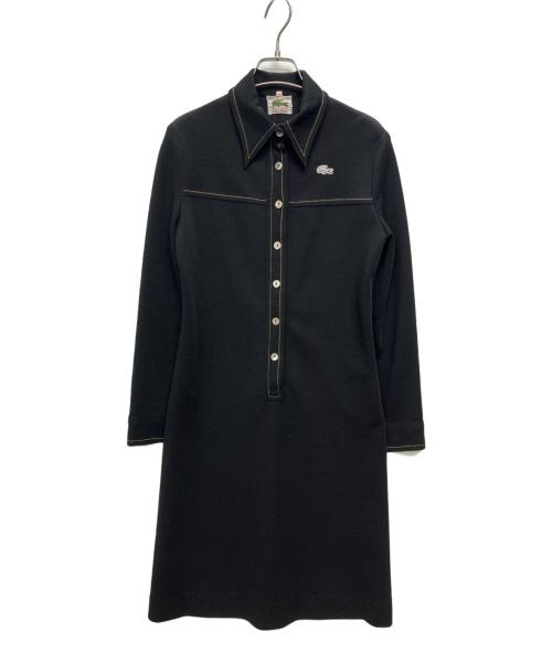 CHEMISE LACOSTE（シュミーズ ラコステ）CHEMISE LACOSTE (シュミーズ ラコステ) フランス製 ワンピース ブラック サイズ:44の古着・服飾アイテム