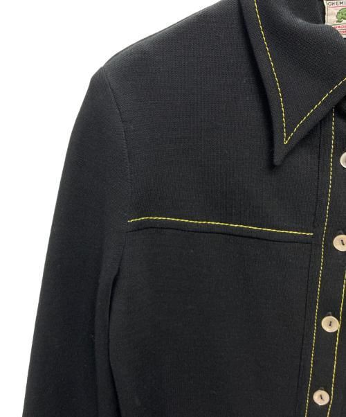 CHEMISE LACOSTE（シュミーズ ラコステ）CHEMISE LACOSTE (シュミーズ ラコステ) フランス製 ワンピース ブラック サイズ:44の古着・服飾アイテム