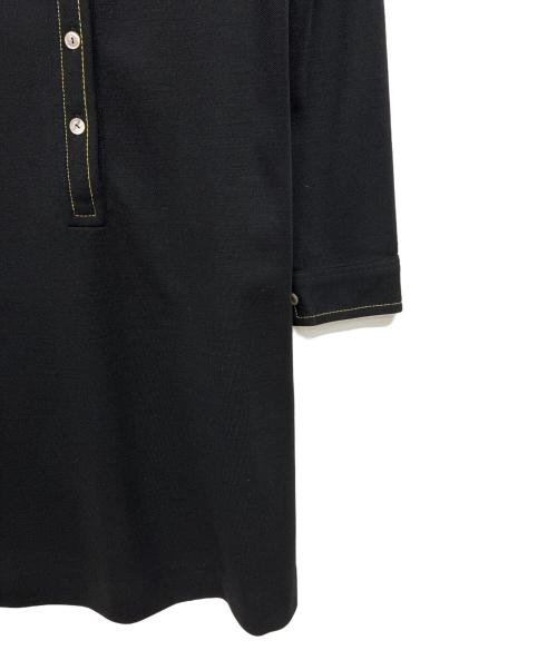 CHEMISE LACOSTE（シュミーズ ラコステ）CHEMISE LACOSTE (シュミーズ ラコステ) フランス製 ワンピース ブラック サイズ:44の古着・服飾アイテム