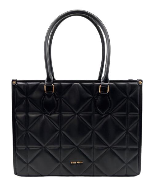 Rose Muse（ロゼミューズ）ROSE MUSE (ロゼミューズ) キルティングトートバッグ / quilting tote L ブラックの古着・服飾アイテム