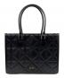 ROSE MUSE（ロゼミューズ）の古着「キルティングトートバッグ / quilting tote L」｜ブラック