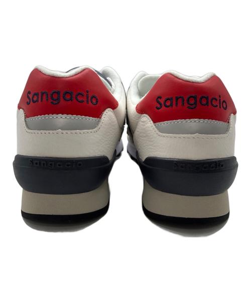 Sangacio（サンガッチョ）SANGACIO (サンガッチョ) にゅ〜ず トリコロール ローカットスニーカー ホワイト サイズ:27.5cmの古着・服飾アイテム