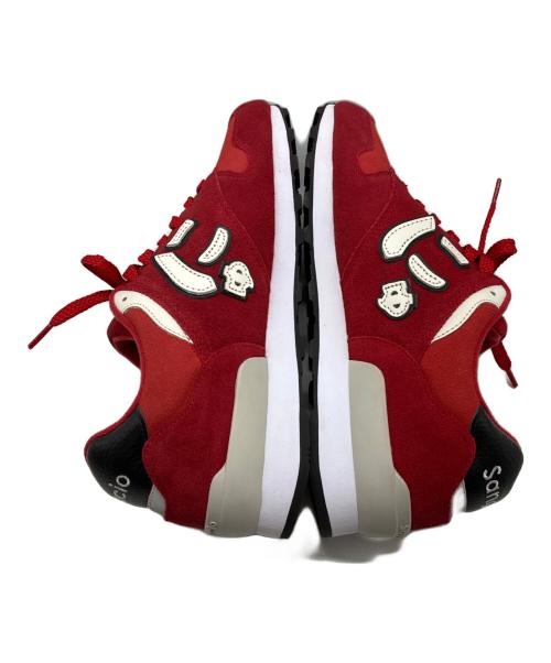 Sangacio（サンガッチョ）SANGACIO (サンガッチョ) にゅ～ず カーマイン ローカットスニーカー レッド サイズ:27.5cmの古着・服飾アイテム
