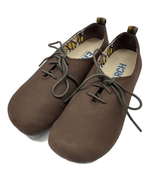 MERRELL（メレル）MERRELL (メレル) レザーシューズ ブラウン サイズ:23.5の古着・服飾アイテム