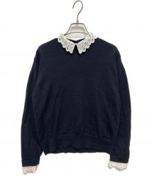 23区（ニジュウサンク）の古着「薄手ニット」｜ブラック