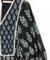 中古・古着 ne quittez pas (ヌキテパ) Cotton Voile Ethnic Combination Print Gather Dress ブラック×グリーン サイズ:S：17000円