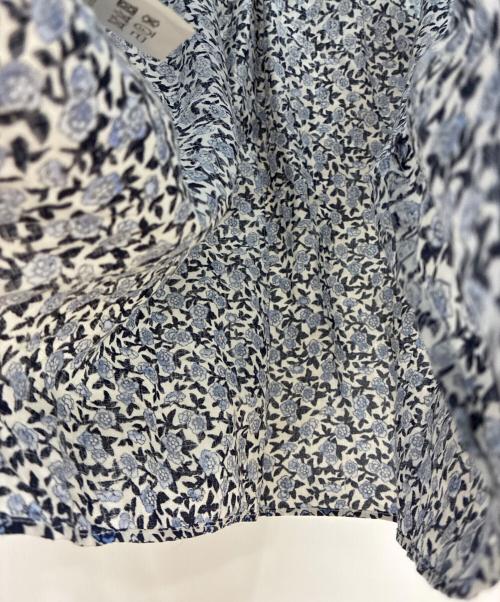 R&D.M.Co-OLDMAN'S TAILOR（オールドマンズテーラー）R&D.M.Co-OLDMAN'S TAILOR (オールドマンズテーラー) ギャザースモックブラウス / OLD BLUE GATHER SMOCK ブルー×ホワイト サイズ:FREEの古着・服飾アイテム