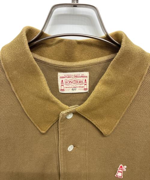 BONCOURA（ボンクラ）BONCOURA (ボンクラ) ポロシャツ ブラウン サイズ:40の古着・服飾アイテム