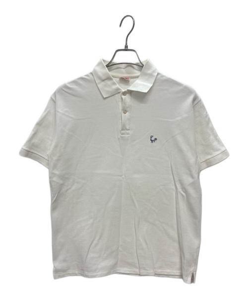 CONCHON QUINETTE（コンションキネット）CONCHON QUINETTE (コンションキネット) フランス製 ポロシャツ ホワイト サイズ:Mの古着・服飾アイテム