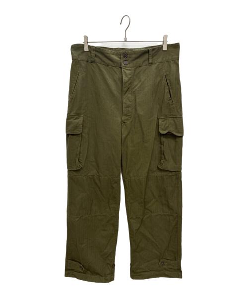 HOUSTON（ヒューストン）HOUSTON (ヒューストン) 1985 FRENCH MILITARY M-47 PANTS グリーン サイズ:46の古着・服飾アイテム