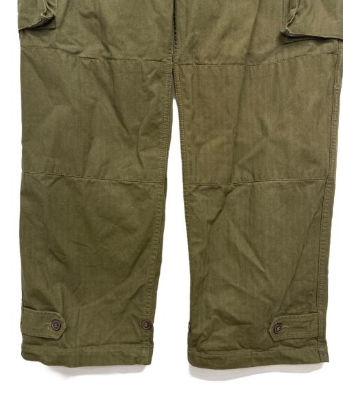 HOUSTON（ヒューストン）HOUSTON (ヒューストン) 1985 FRENCH MILITARY M-47 PANTS グリーン サイズ:46の古着・服飾アイテム