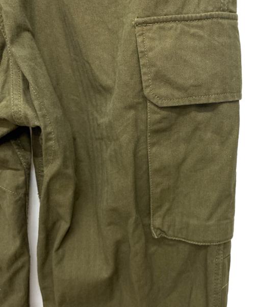 HOUSTON（ヒューストン）HOUSTON (ヒューストン) 1985 FRENCH MILITARY M-47 PANTS グリーン サイズ:46の古着・服飾アイテム