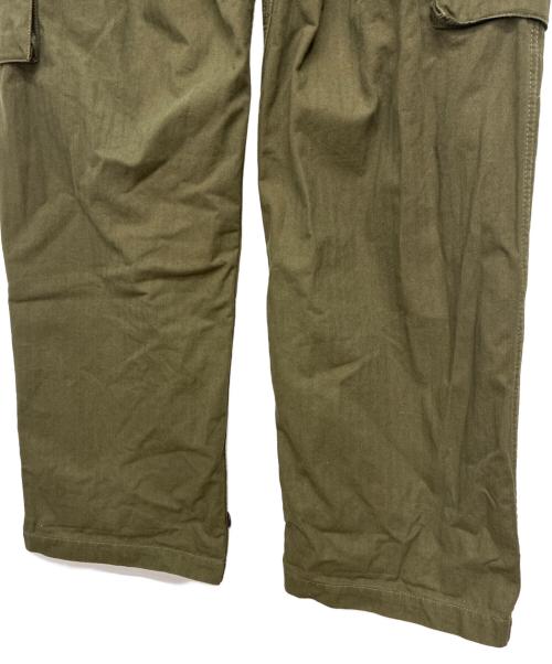 HOUSTON（ヒューストン）HOUSTON (ヒューストン) 1985 FRENCH MILITARY M-47 PANTS グリーン サイズ:46の古着・服飾アイテム