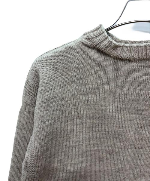 GUERNSEY WOOLLENS（ガンジーウーレンズ）GUERNSEY WOOLLENS (ガンジーウーレンズ) 厚手ニット ベージュ サイズ:42の古着・服飾アイテム
