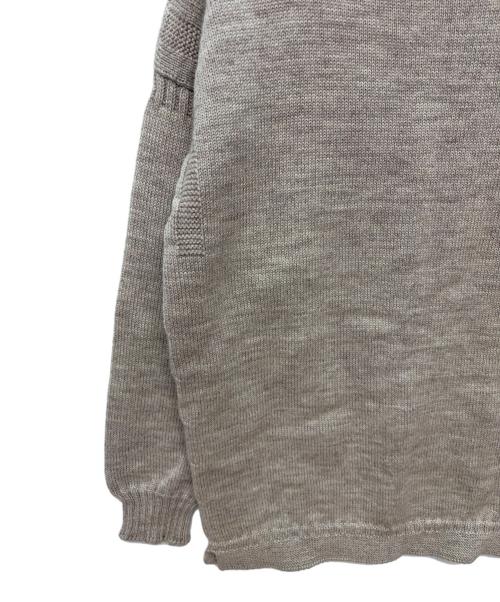GUERNSEY WOOLLENS（ガンジーウーレンズ）GUERNSEY WOOLLENS (ガンジーウーレンズ) 厚手ニット ベージュ サイズ:42の古着・服飾アイテム