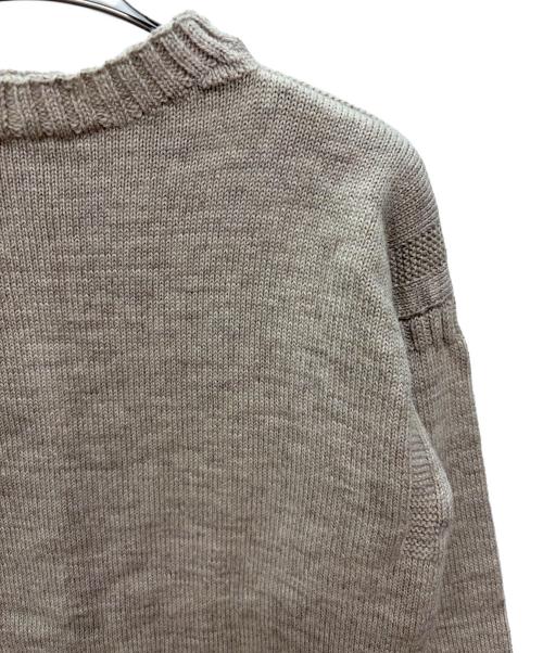 GUERNSEY WOOLLENS（ガンジーウーレンズ）GUERNSEY WOOLLENS (ガンジーウーレンズ) 厚手ニット ベージュ サイズ:42の古着・服飾アイテム