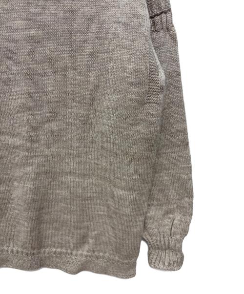 GUERNSEY WOOLLENS（ガンジーウーレンズ）GUERNSEY WOOLLENS (ガンジーウーレンズ) 厚手ニット ベージュ サイズ:42の古着・服飾アイテム