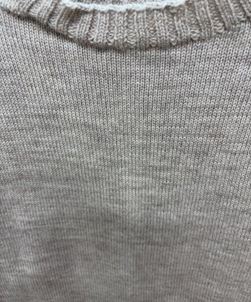 GUERNSEY WOOLLENS（ガンジーウーレンズ）GUERNSEY WOOLLENS (ガンジーウーレンズ) 厚手ニット ベージュ サイズ:42の古着・服飾アイテム