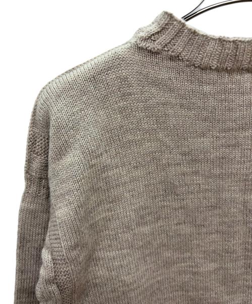 GUERNSEY WOOLLENS（ガンジーウーレンズ）GUERNSEY WOOLLENS (ガンジーウーレンズ) 厚手ニット ベージュ サイズ:42の古着・服飾アイテム