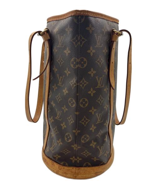 LOUIS VUITTON（ルイ ヴィトン）LOUIS VUITTON (ルイ ヴィトン) モノグラム バケットGM トートバッグ ブラウンの古着・服飾アイテム