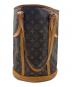 LOUIS VUITTON (ルイ ヴィトン) モノグラム バケットGM トートバッグ ブラウン：45000円