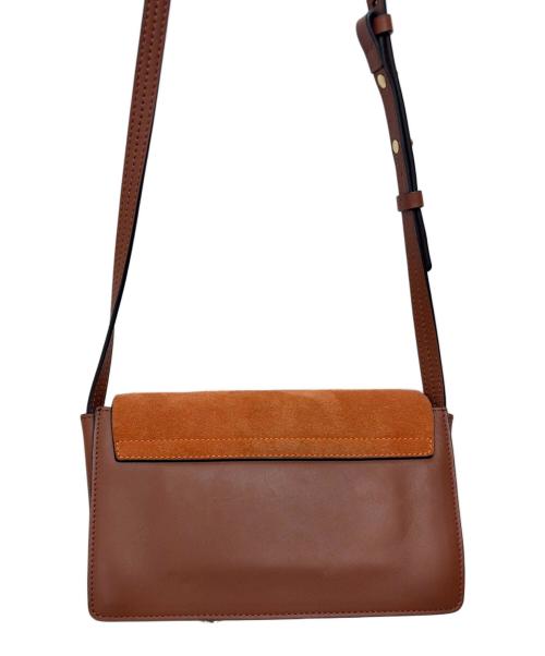 Chloe（クロエ）Chloe (クロエ) レザーショルダーバッグ ブラウンの古着・服飾アイテム