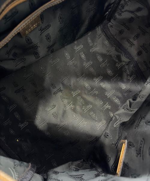 GUCCI（グッチ）GUCCI (グッチ) ボストンバッグ ゴールドの古着・服飾アイテム