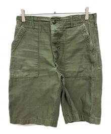 US ARMY（ユーエスアーミー）の古着「70s ベイカーショートパンツ」｜オリーブ