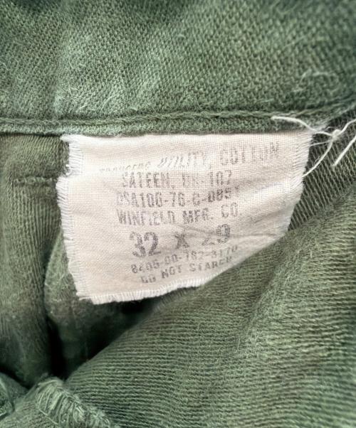 US ARMY（ユーエスアーミー）US ARMY (ユーエスアーミー) 70s ベイカーショートパンツ オリーブ サイズ:W32の古着・服飾アイテム