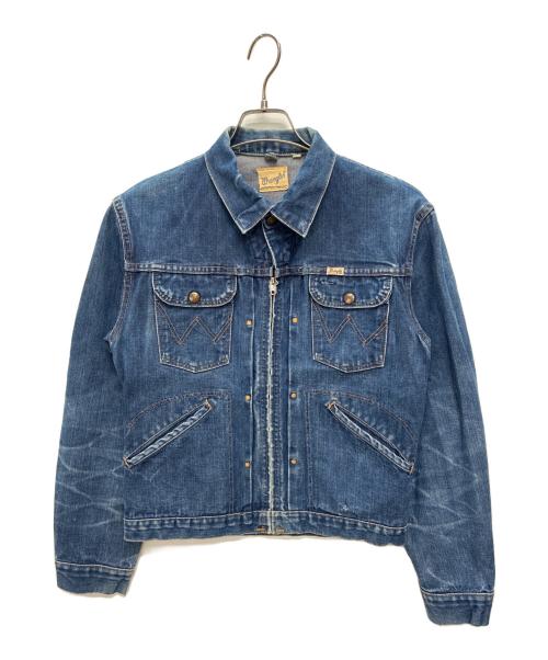 Wrangler（ラングラー）Wrangler (ラングラー) 60s 24MJZ 白タグ デニムジャケット インディゴ サイズ:38の古着・服飾アイテム