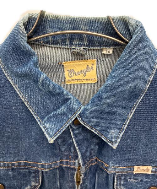 Wrangler（ラングラー）Wrangler (ラングラー) 60s 24MJZ 白タグ デニムジャケット インディゴ サイズ:38の古着・服飾アイテム