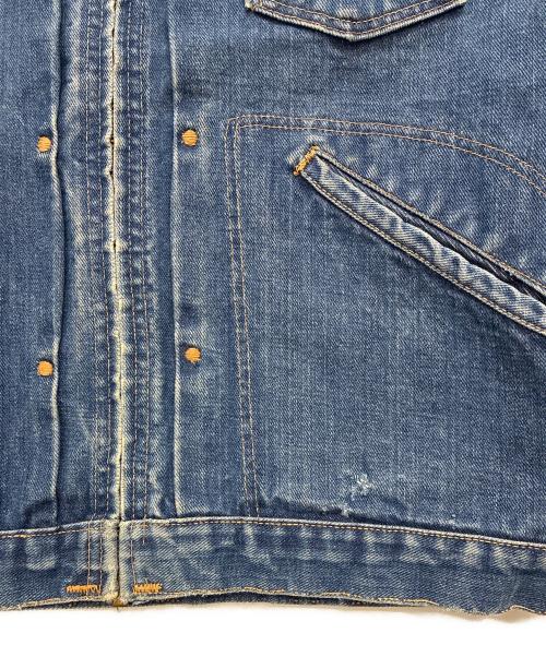 Wrangler（ラングラー）Wrangler (ラングラー) 60s 24MJZ 白タグ デニムジャケット インディゴ サイズ:38の古着・服飾アイテム