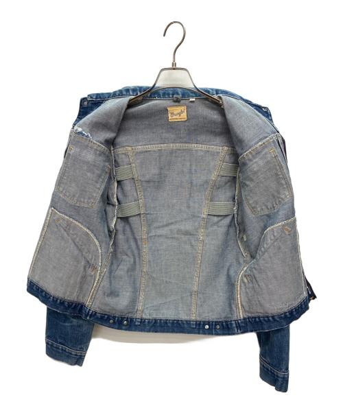 Wrangler（ラングラー）Wrangler (ラングラー) 60s 24MJZ 白タグ デニムジャケット インディゴ サイズ:38の古着・服飾アイテム