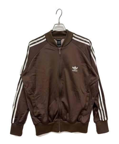 adidas（アディダス）adidas (アディダス) ATP復刻 トラックジャケット ブラウン サイズ:110の古着・服飾アイテム