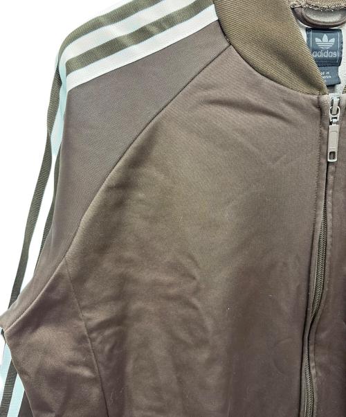 adidas（アディダス）adidas (アディダス) ATP復刻 トラックジャケット ブラウン サイズ:110の古着・服飾アイテム