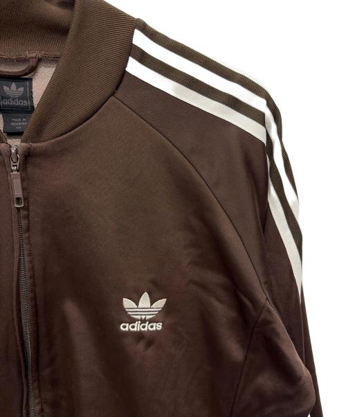 adidas（アディダス）adidas (アディダス) ATP復刻 トラックジャケット ブラウン サイズ:110の古着・服飾アイテム