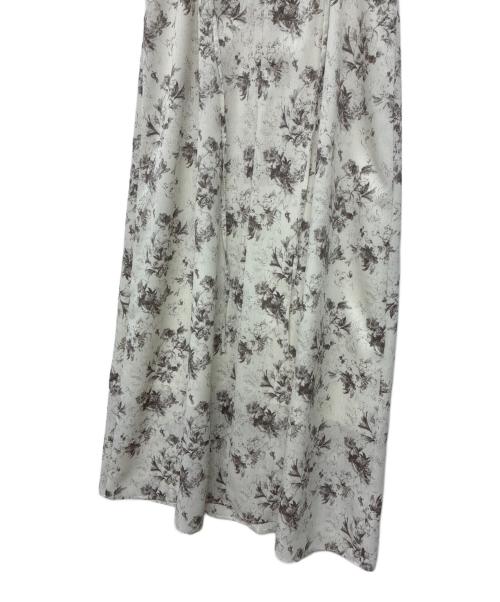 Snidel（スナイデル）Snidel (スナイデル) バリエプリントワンピース ホワイト×グレー サイズ:00の古着・服飾アイテム