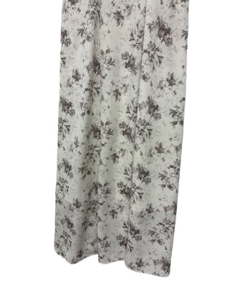 Snidel（スナイデル）Snidel (スナイデル) バリエプリントワンピース ホワイト×グレー サイズ:00の古着・服飾アイテム