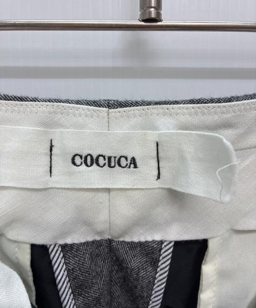 COCUCA（コキュカ）COCUCA (コキュカ) スラックス グレー サイズ:SIZE 1の古着・服飾アイテム