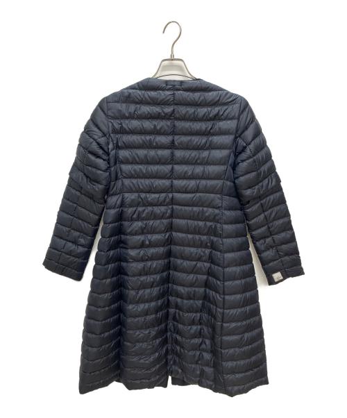 'S Max Mara（エスマックスマーラ）'S Max Mara (エスマックスマーラ) ノーカラーダウンコート ネイビー サイズ:40の古着・服飾アイテム