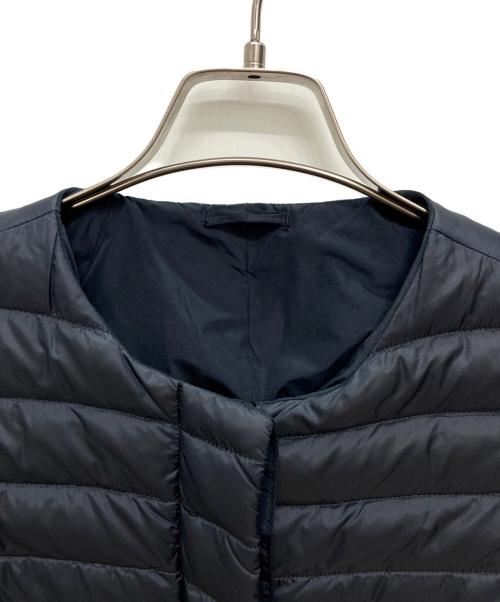 'S Max Mara（エスマックスマーラ）'S Max Mara (エスマックスマーラ) ノーカラーダウンコート ネイビー サイズ:40の古着・服飾アイテム
