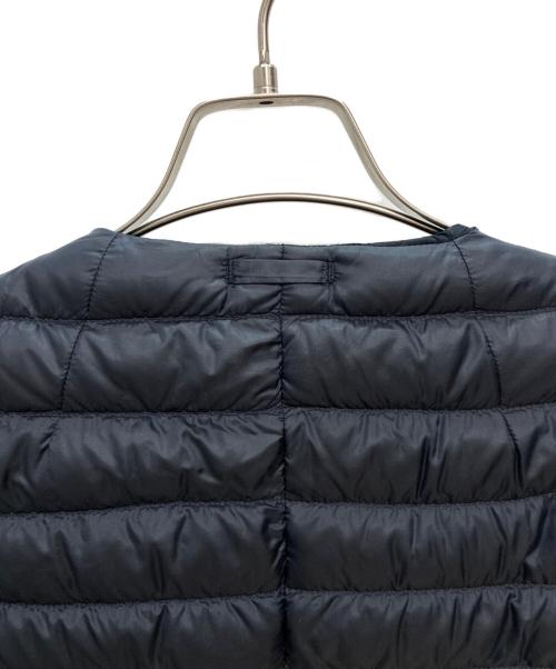 'S Max Mara（エスマックスマーラ）'S Max Mara (エスマックスマーラ) ノーカラーダウンコート ネイビー サイズ:40の古着・服飾アイテム