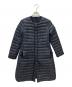 'S Max Mara（エスマックスマーラ）の古着「ノーカラーダウンコート」｜ネイビー