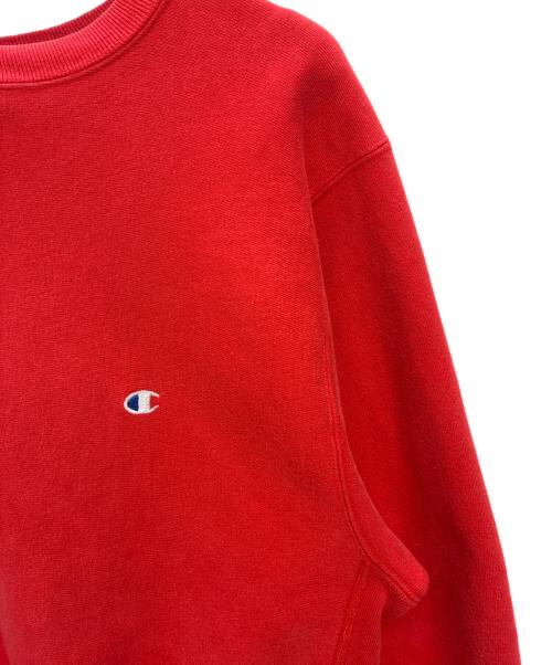 Champion（チャンピオン）Champion (チャンピオン) 90s USA製 刺繍タグ REVERSE WEAVE レッド サイズ:XLの古着・服飾アイテム