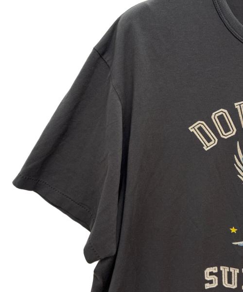 RRL（ダブルアールエル）RRL (ダブルアールエル) GRAPHIC TEE-SHORT SLEEVE グレー サイズ:XXLの古着・服飾アイテム