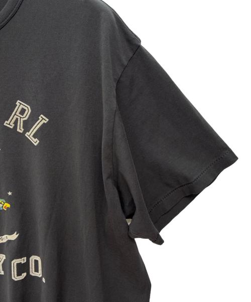 RRL（ダブルアールエル）RRL (ダブルアールエル) GRAPHIC TEE-SHORT SLEEVE グレー サイズ:XXLの古着・服飾アイテム