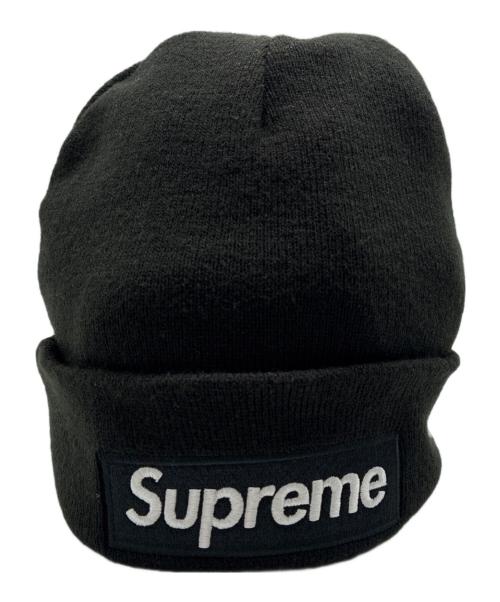 SUPREME（シュプリーム）SUPREME (シュプリーム) New Era (ニューエラ) New Era Box Logo Beanie ブラックの古着・服飾アイテム